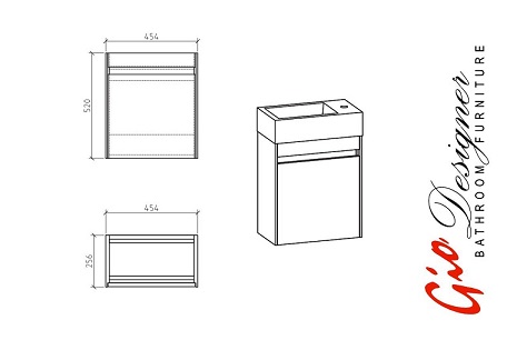 GIO Designer Bathroom Furniture